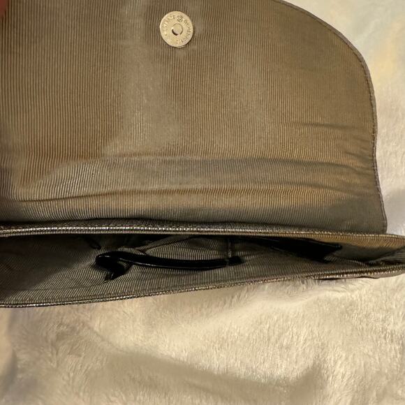 Express Black and Silver Studded Bejeweled Hobo Wristlet Bag Excellent Condition - Picture 7 of 11